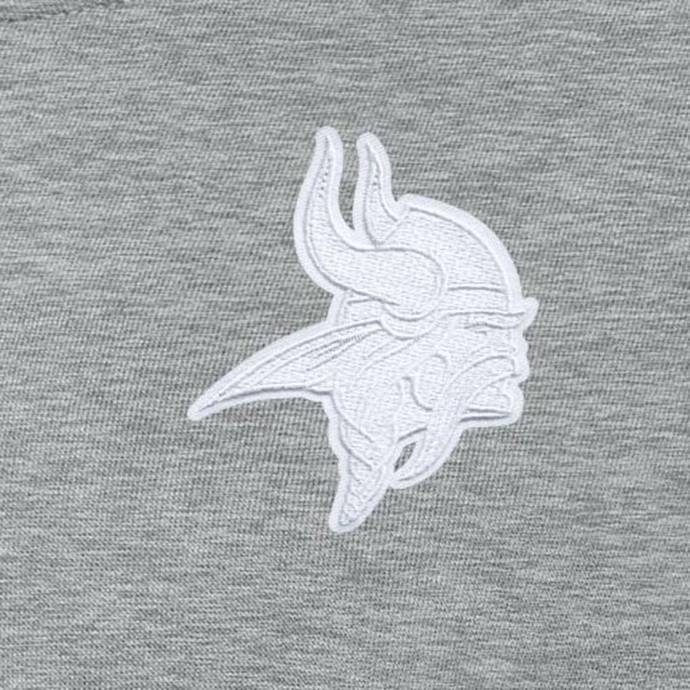 Minnesota Vikings Antigua Women's Victory Crew Pullover Sweatshirt Heather Gray - NFL