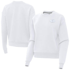 San Francisco 49ers Antigua Women's Victory Crew Pullover Sweatshirt White - NFL