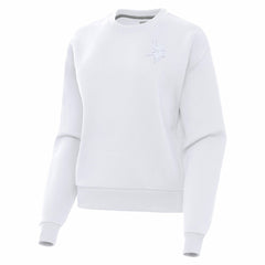 Minnesota Vikings Antigua Women's Victory Crew Pullover Sweatshirt White - NFL