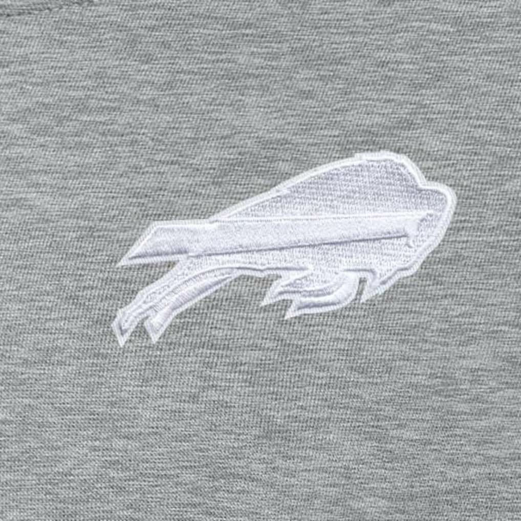 Buffalo Bills Antigua Women's Victory Crew Pullover Sweatshirt Heather Gray - NFL