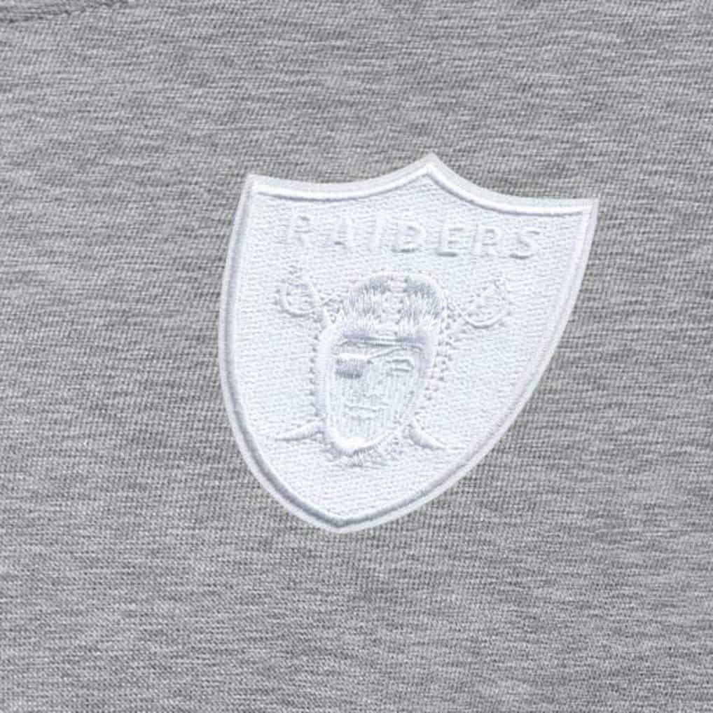 Las Vegas Raiders Antigua Women's Victory Crew Pullover Sweatshirt Heather Gray - NFL