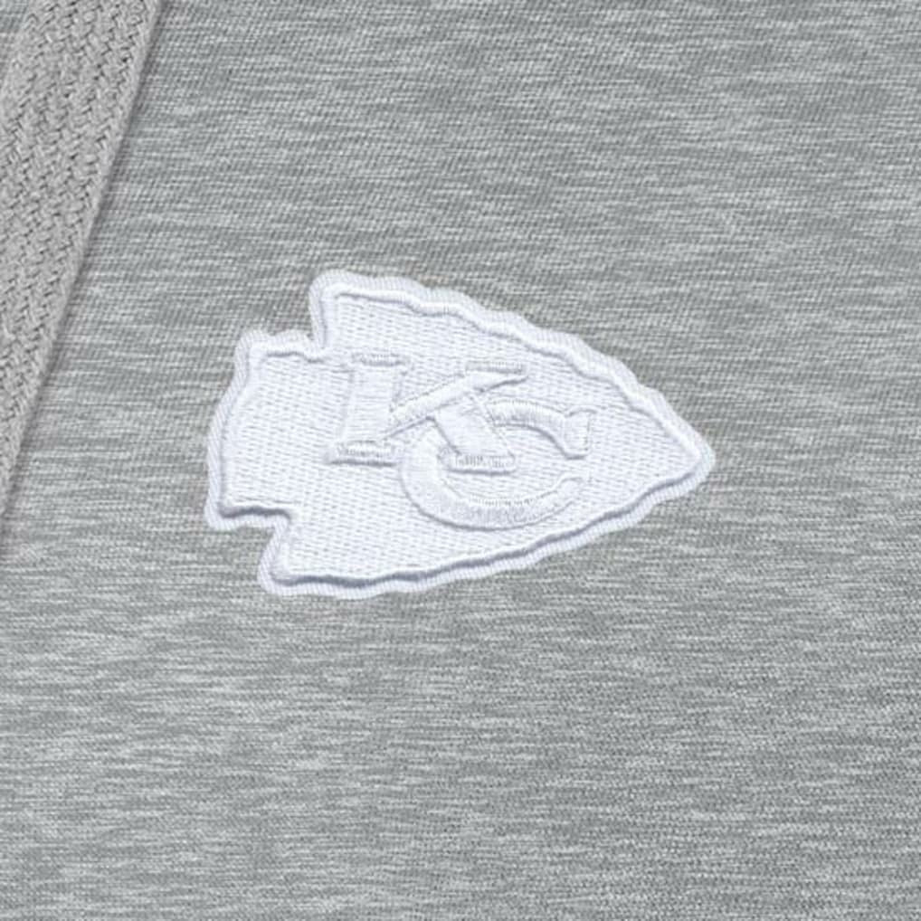 Kansas City Chiefs Antigua Women's Victory Pullover Hoodie Heather Gray - NFL