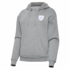 Las Vegas Raiders Antigua Women's Victory Pullover Hoodie Heather Gray - NFL