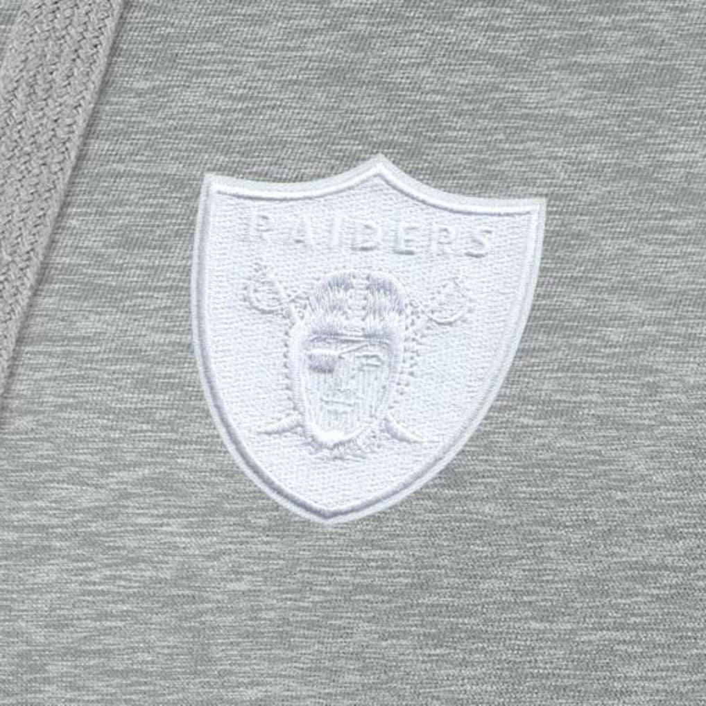 Las Vegas Raiders Antigua Women's Victory Pullover Hoodie Heather Gray - NFL
