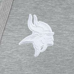 Minnesota Vikings Antigua Women's Victory Pullover Hoodie Heather Gray - NFL