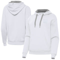 New York Giants Antigua Women's Victory Pullover Hoodie White - NFL