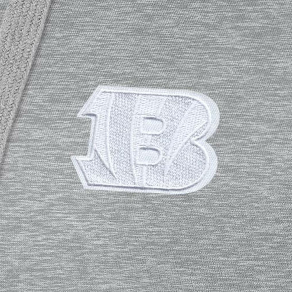 Cincinnati Bengals Antigua Women's Victory Pullover Hoodie Heather Gray - NFL