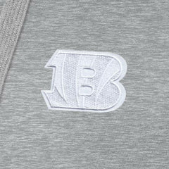 Cincinnati Bengals Antigua Women's Victory Pullover Hoodie Heather Gray - NFL