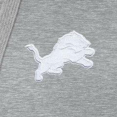 Detroit Lions Antigua Women's Victory Pullover Hoodie Heather Gray - NFL