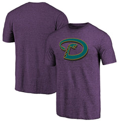 Arizona Diamondbacks Purple Cooperstown Official Logo Tri-Blend T-Shirt Near Me