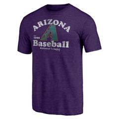 Arizona Diamondbacks Purple Cooperstown Collection Our Game Tri-Blend T-Shirt Online