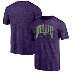 Tampa Bay Rays Purple Cooperstown Collection Line Corps Tri-Blend T-Shirt On Sale