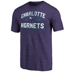 NBA - Charlotte Hornets Purple Running Start Tri-Blend T-Shirt