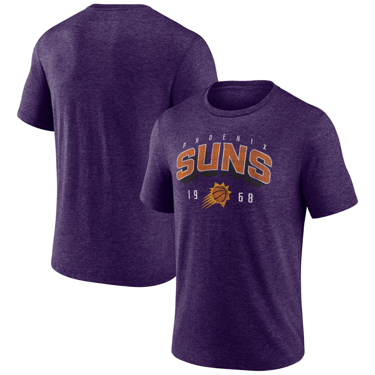 NBA - Phoenix Suns Purple Backboard Tri-Blend T-Shirt