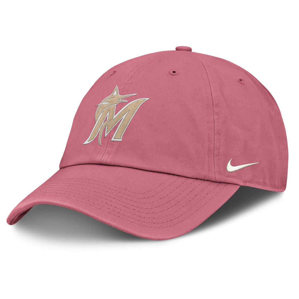 Miami Marlins Nike Unisex Mother's Day Club Adjustable Hat On Sale