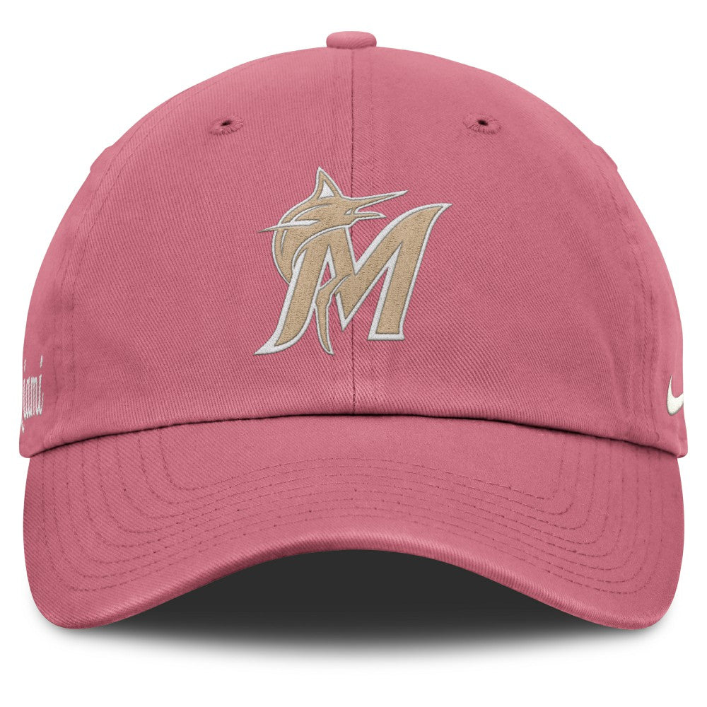 Miami Marlins Nike Unisex Mother's Day Club Adjustable Hat On Sale