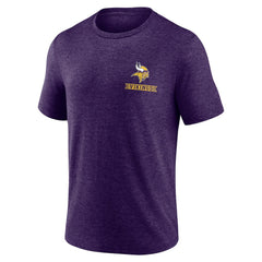 Minnesota Vikings Purple Diamond Scroll Tri-Blend T-Shirt - NFL