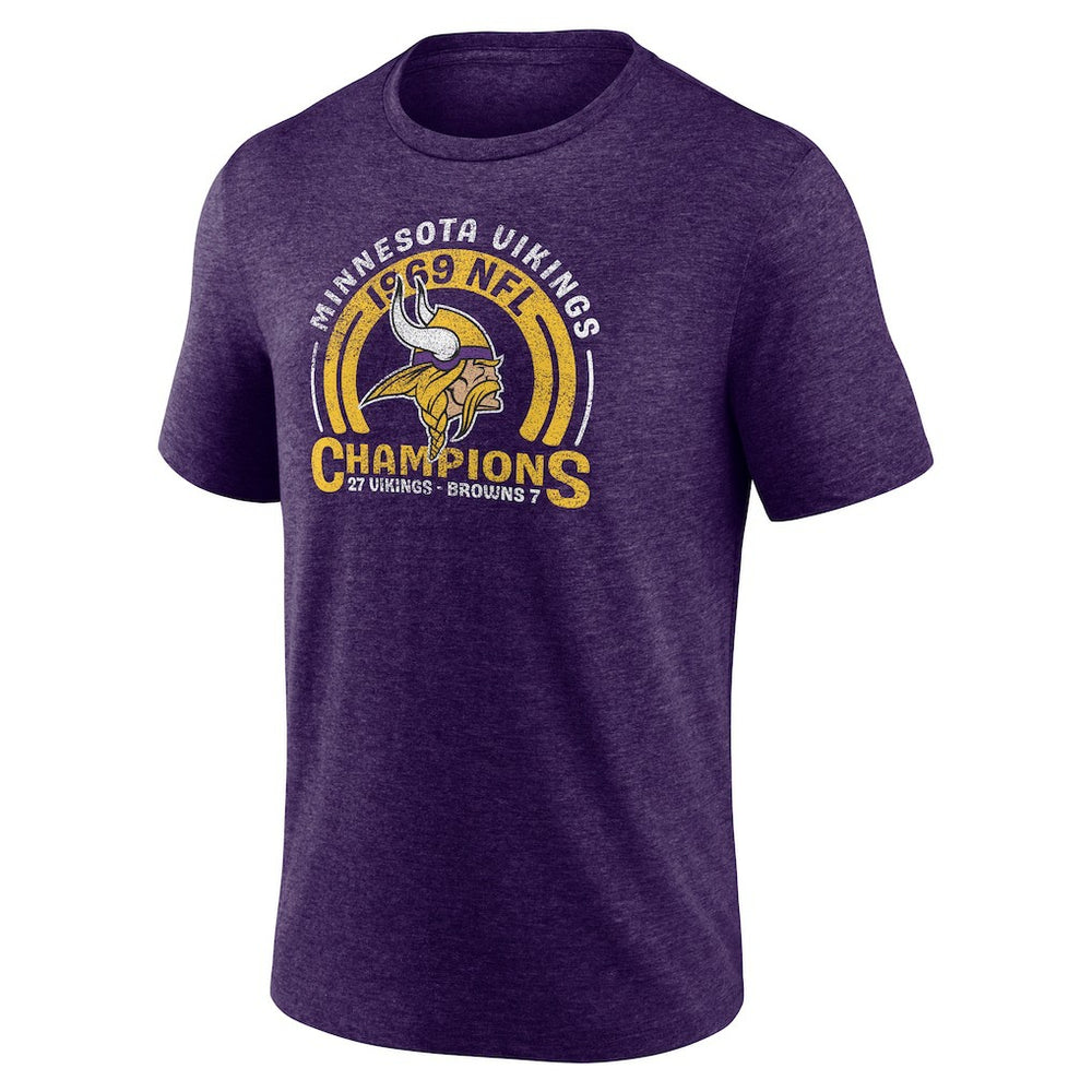 Minnesota Vikings Purple Homtown Old Fashioned Tri-Blend T-Shirt - NFL