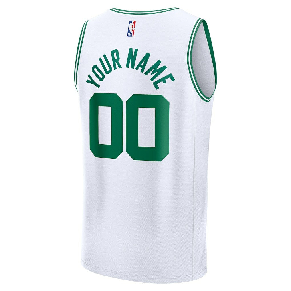 Fanatics - Boston Celtics Fast Break Custom Jersey - Association Edition - White