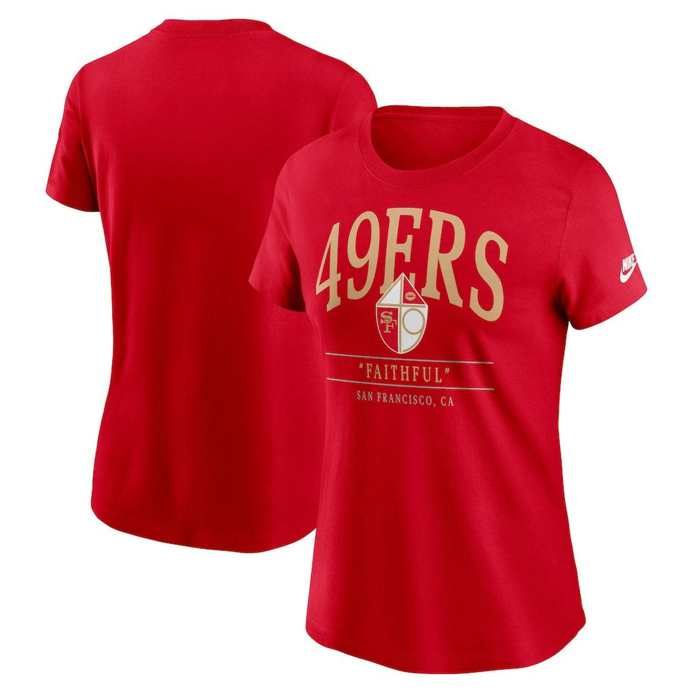 San Francisco 49ers Women's Hometown Local Pack T-Shirt Scarlet - Nike
