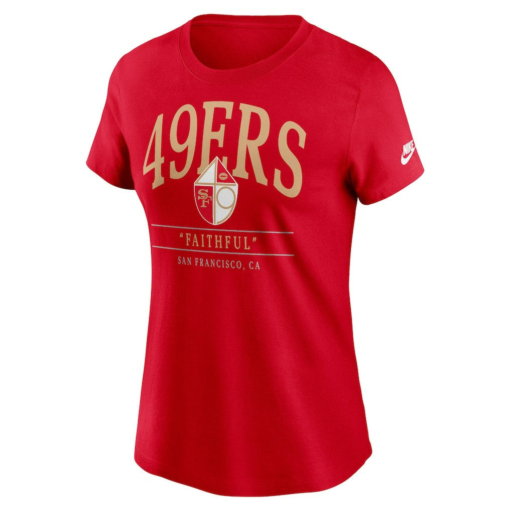 San Francisco 49ers Women's Hometown Local Pack T-Shirt Scarlet - Nike