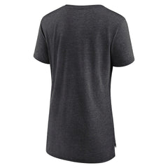 Las Vegas Raiders Women's Vintage Graphic Tri-Blend Scoop Neck T-Shirt Charcoal - Nike