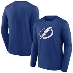 Tampa Bay Lightning - Blue Primary Logo Long Sleeve T-Shirt