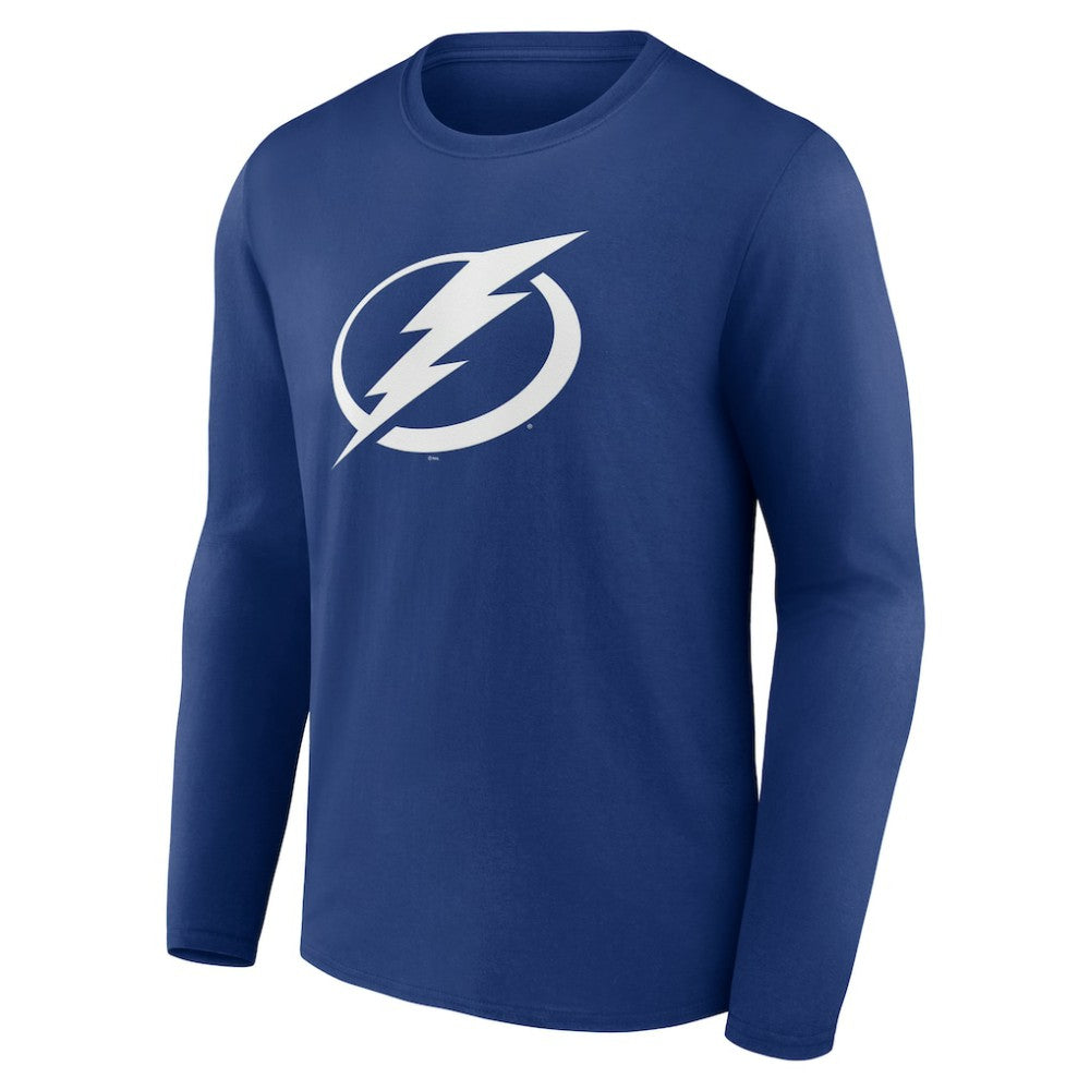 Tampa Bay Lightning - Blue Primary Logo Long Sleeve T-Shirt