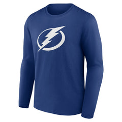 Tampa Bay Lightning - Blue Primary Logo Long Sleeve T-Shirt