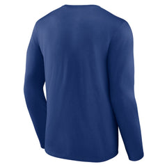 Tampa Bay Lightning - Blue Team Lockup Long Sleeve T-Shirt