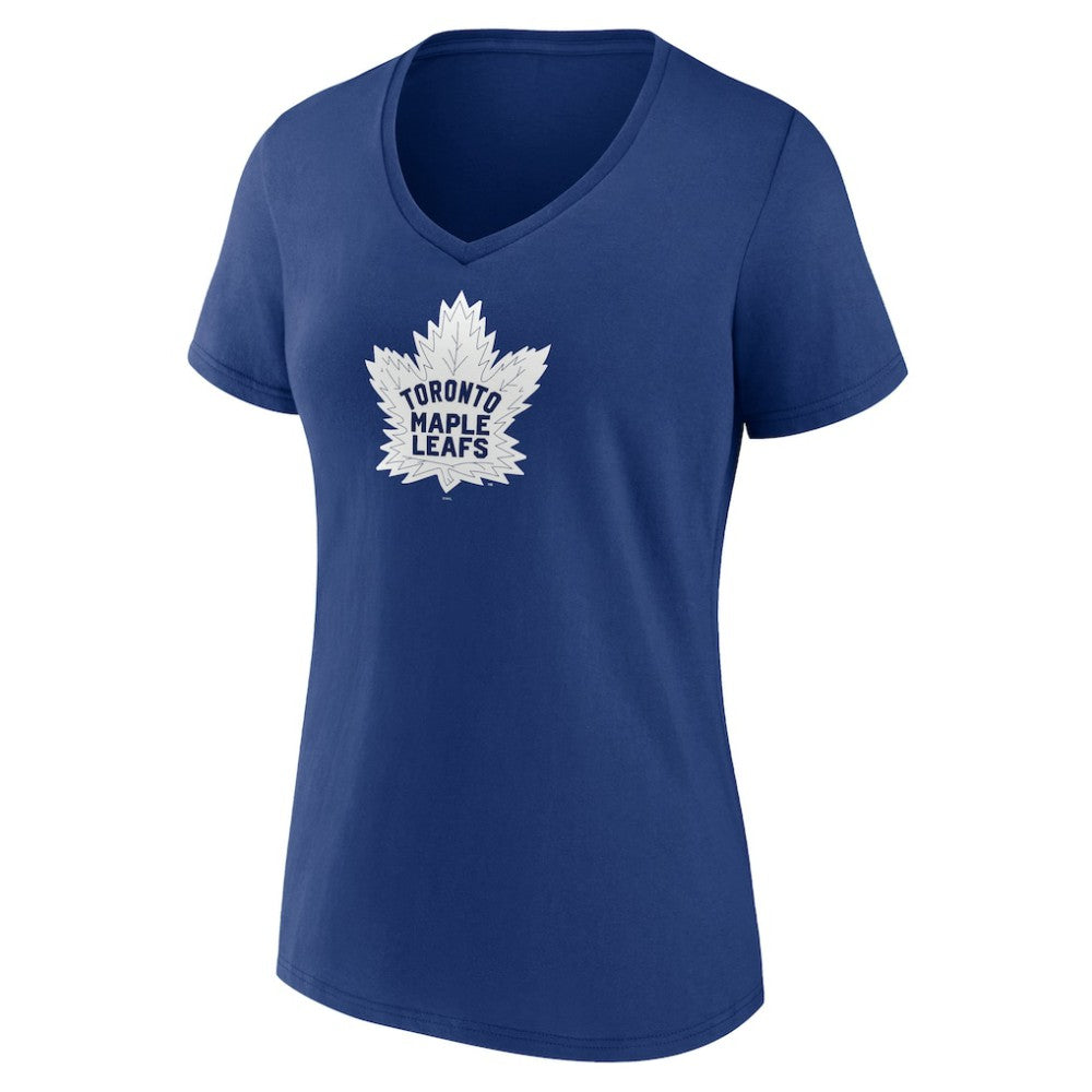 Toronto Maple Leafs - Women's Primary Logo T-Shirt Blue