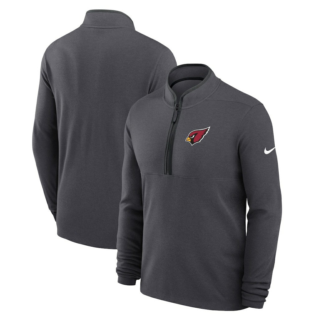 Arizona Cardinals Lightweight Victory Dri-FIT Half-Zip Pullover Anthracite - Nike