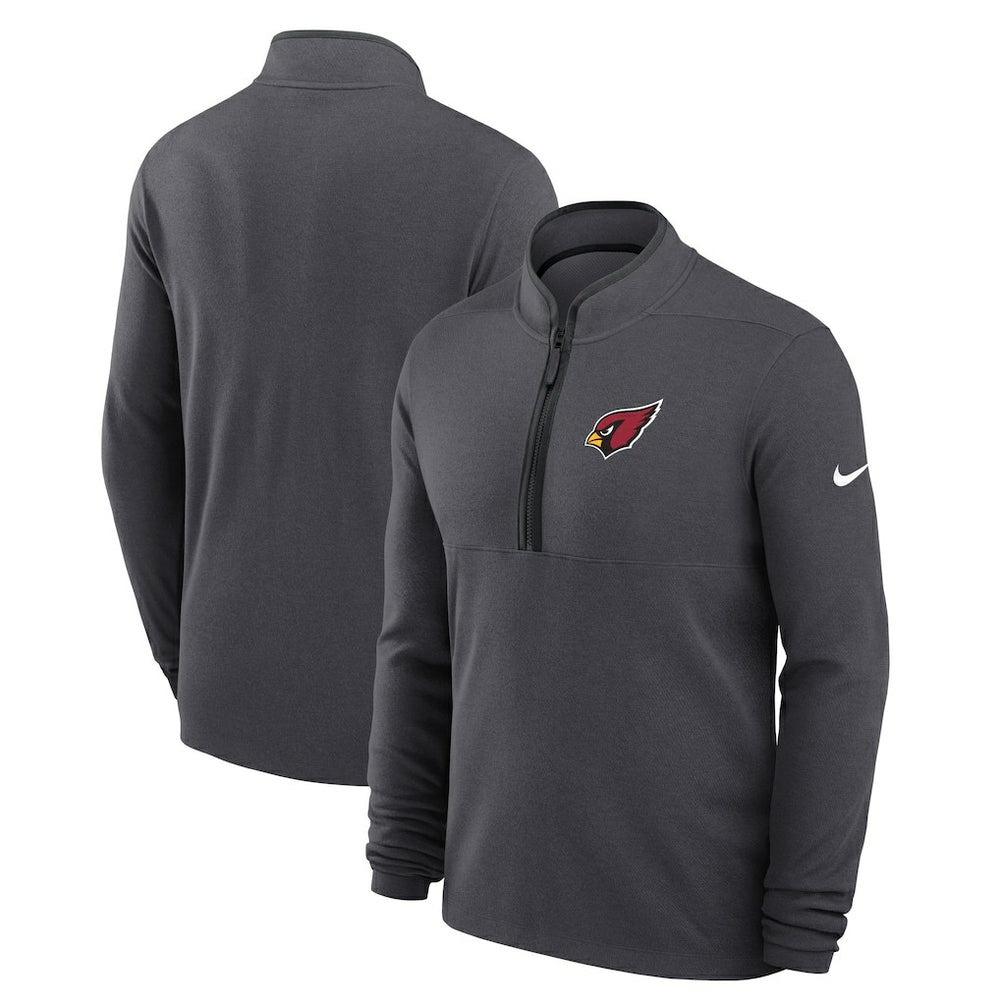 Arizona Cardinals Lightweight Victory Dri-FIT Half-Zip Pullover Anthracite - Nike