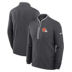 Cleveland Browns Lightweight Victory Dri-FIT Half-Zip Pullover Anthracite - Nike