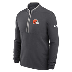 Cleveland Browns Lightweight Victory Dri-FIT Half-Zip Pullover Anthracite - Nike