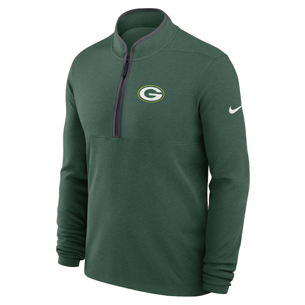 Green Bay Packers Lightweight Victory Dri-FIT Half-Zip Pullover Green - Nike
