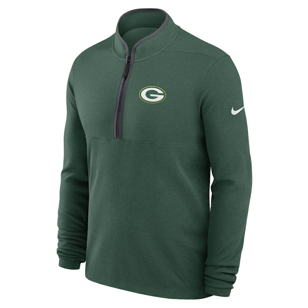 Green Bay Packers Lightweight Victory Dri-FIT Half-Zip Pullover Green - Nike