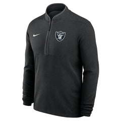 Las Vegas Raiders Lightweight Victory Dri-FIT Half-Zip Pullover Black - Nike