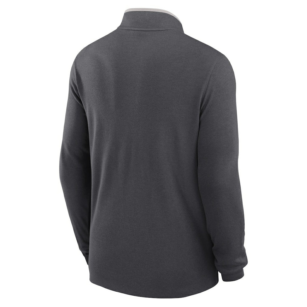 Miami Dolphins Lightweight Victory Dri-FIT Half-Zip Pullover Anthracite - Nike