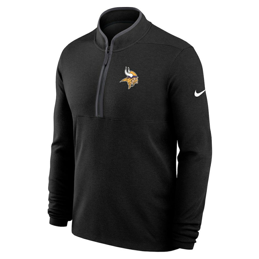 Minnesota Vikings Lightweight Victory Dri-FIT Half-Zip Pullover Black - Nike