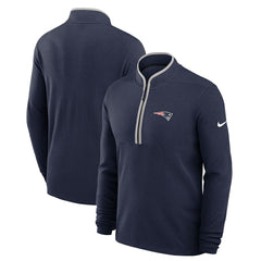 New England Patriots Lightweight Victory Dri-FIT Half-Zip Pullover Navy - Nike