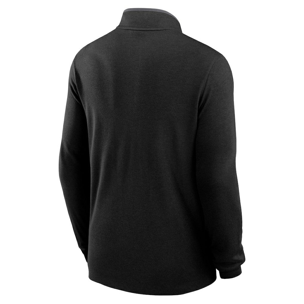 New Orleans Saints Lightweight Victory Dri-FIT Half-Zip Pullover Black - Nike