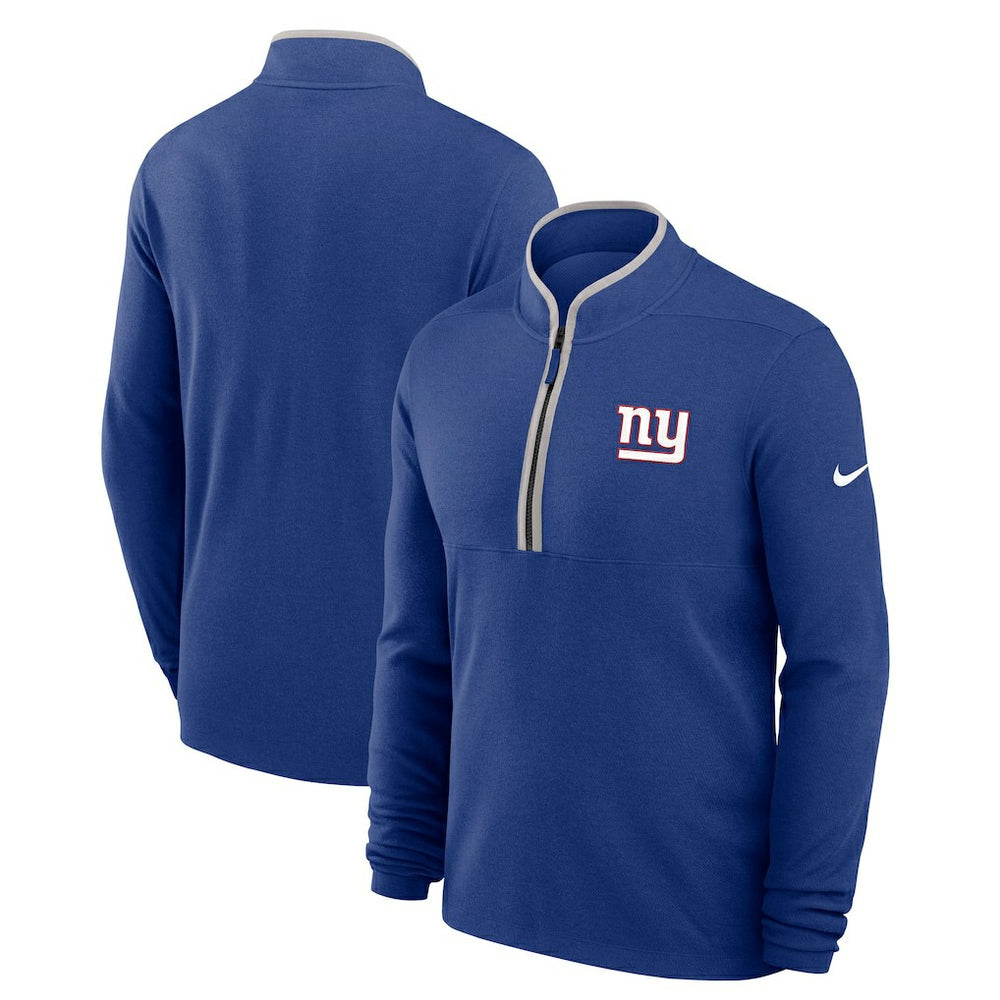 New York Giants Lightweight Victory Dri-FIT Half-Zip Pullover Royal - Nike