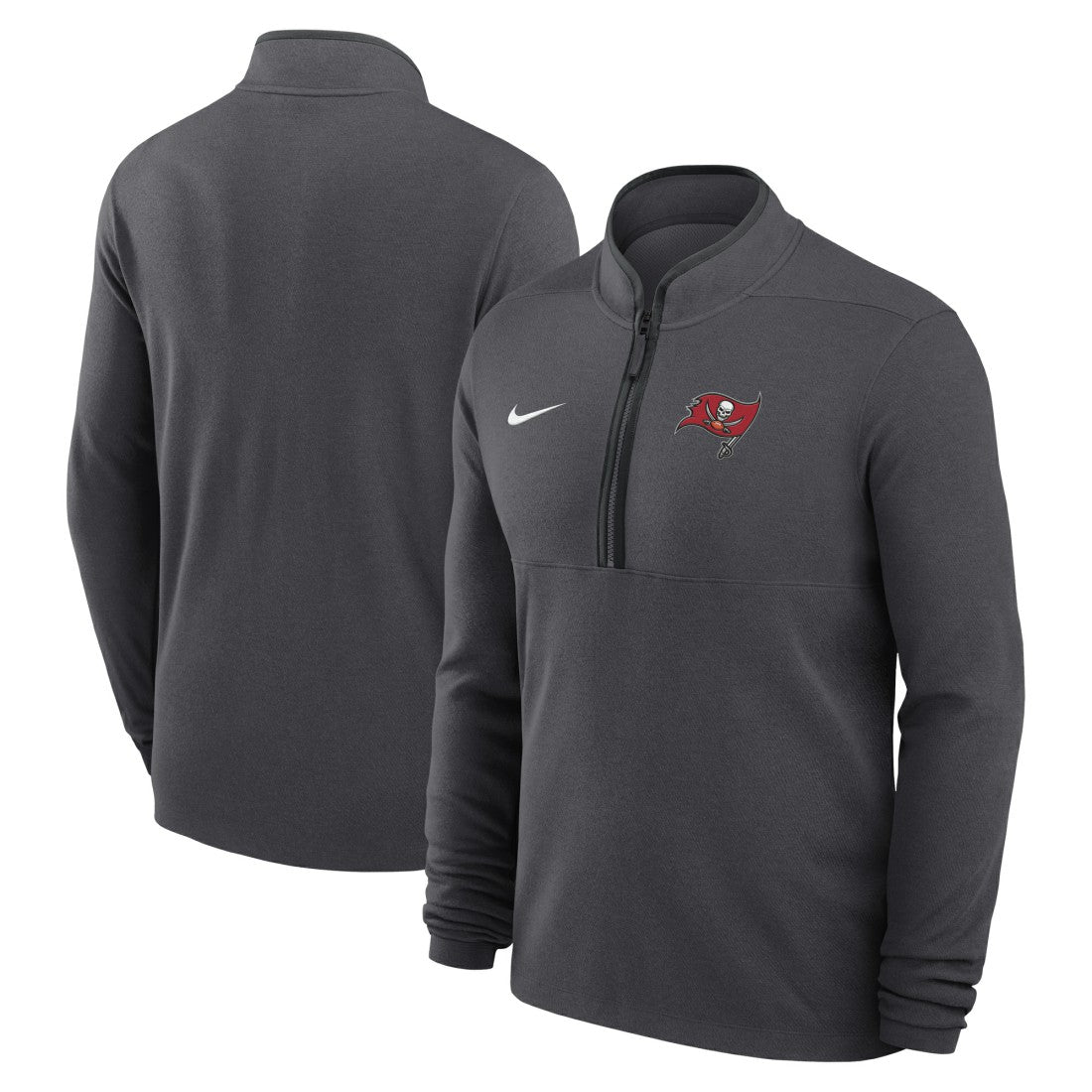 Tampa Bay Buccaneers Lightweight Victory Dri-FIT Half-Zip Pullover Anthracite - Nike