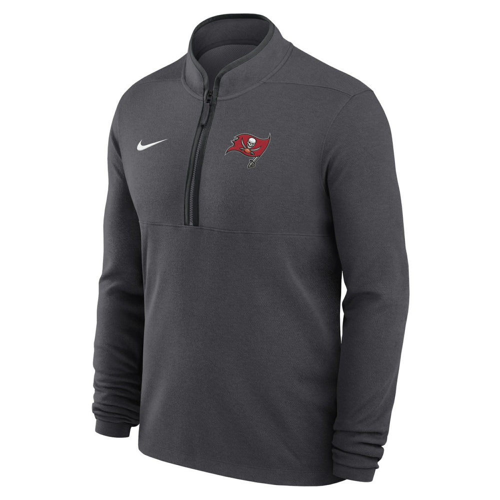 Tampa Bay Buccaneers Lightweight Victory Dri-FIT Half-Zip Pullover Anthracite - Nike