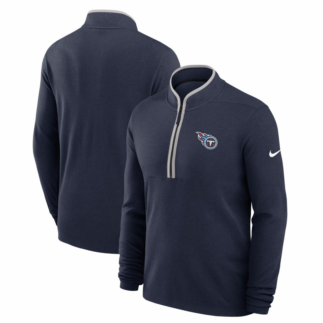 Tennessee Titans Lightweight Victory Dri-FIT Half-Zip Pullover Navy - Nike