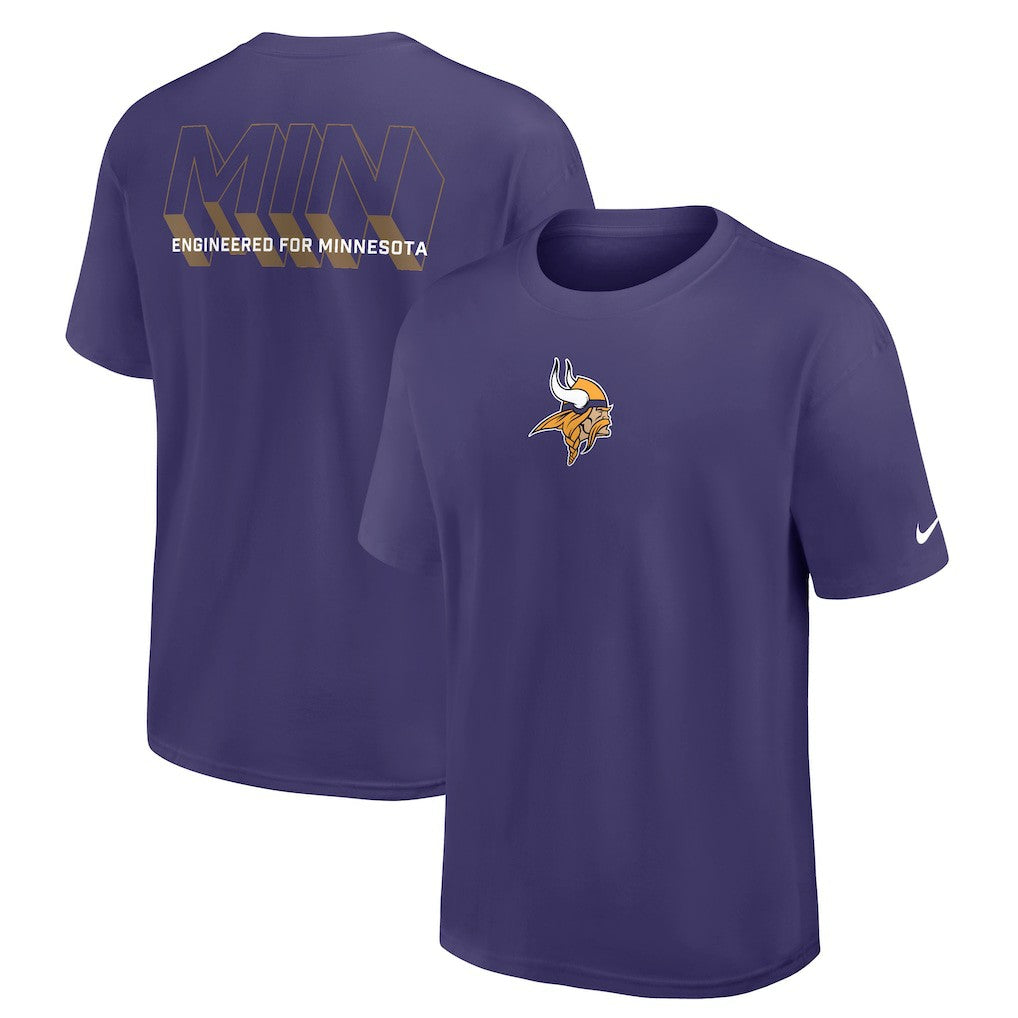 Minnesota Vikings Dominate The Game Essential Max90 T-Shirt Purple - Nike