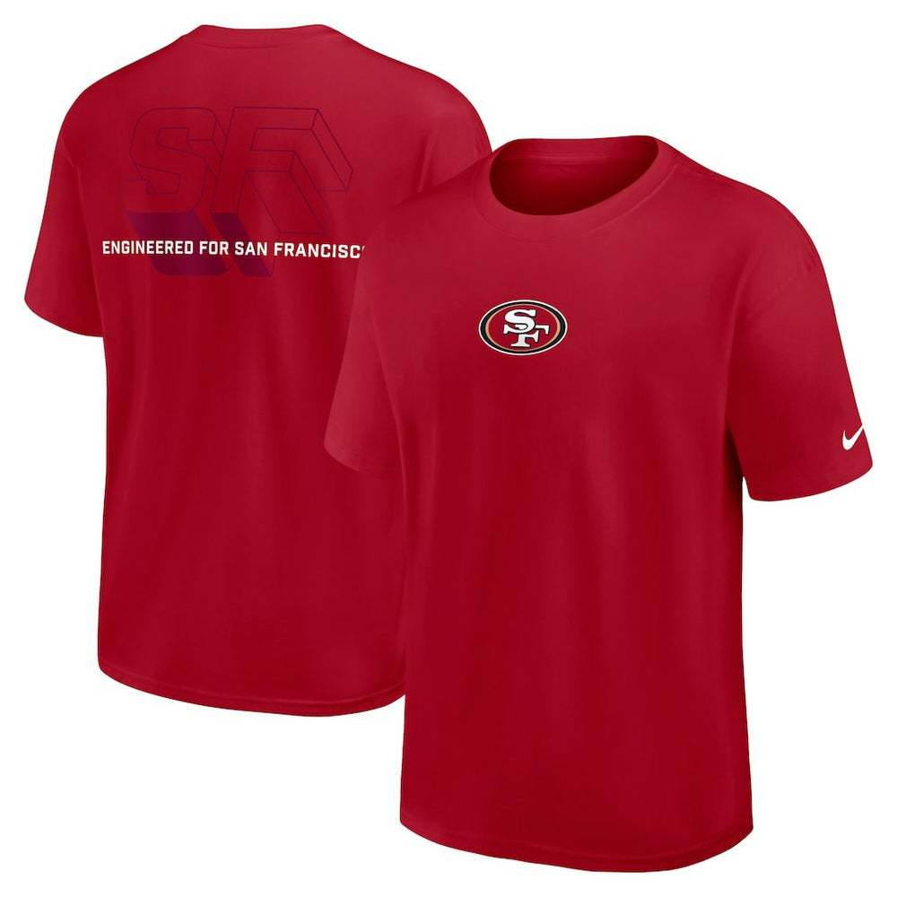 San Francisco 49ers Dominate The Game Essential Max90 T-Shirt Scarlet - Nike