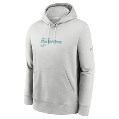 Miami Dolphins Edge Pack French Terry Club Pullover Hoodie Gray - Nike