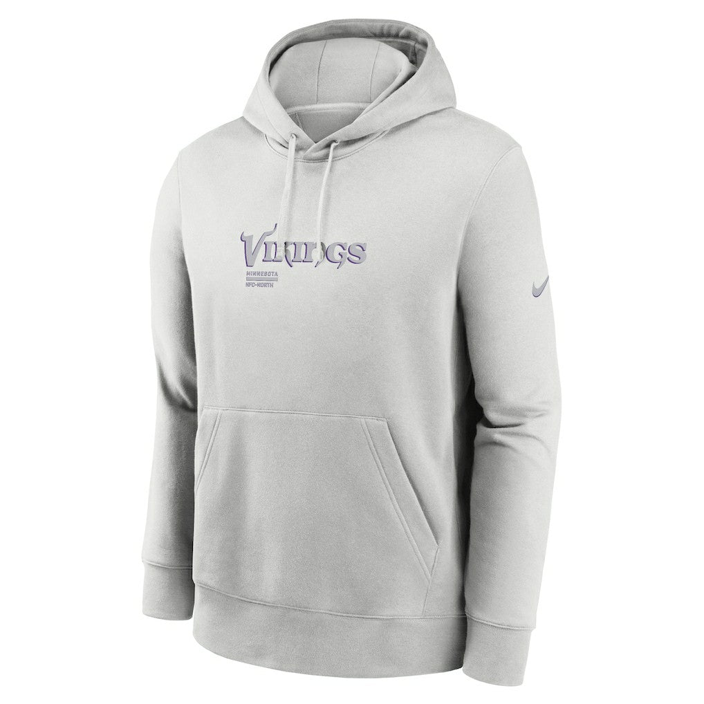 Minnesota Vikings Edge Pack French Terry Club Pullover Hoodie Gray - Nike